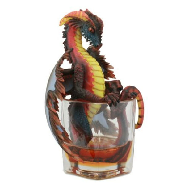 Rum Dragon Store of Beautiful and Decor! Beverage Drunken rit Dragon 7.75 Tall Fantasy Figurine 